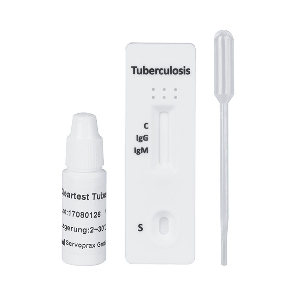 Cleartest Tuberkulose, Immunoassay-Schnelltest 10 St Kombipackung