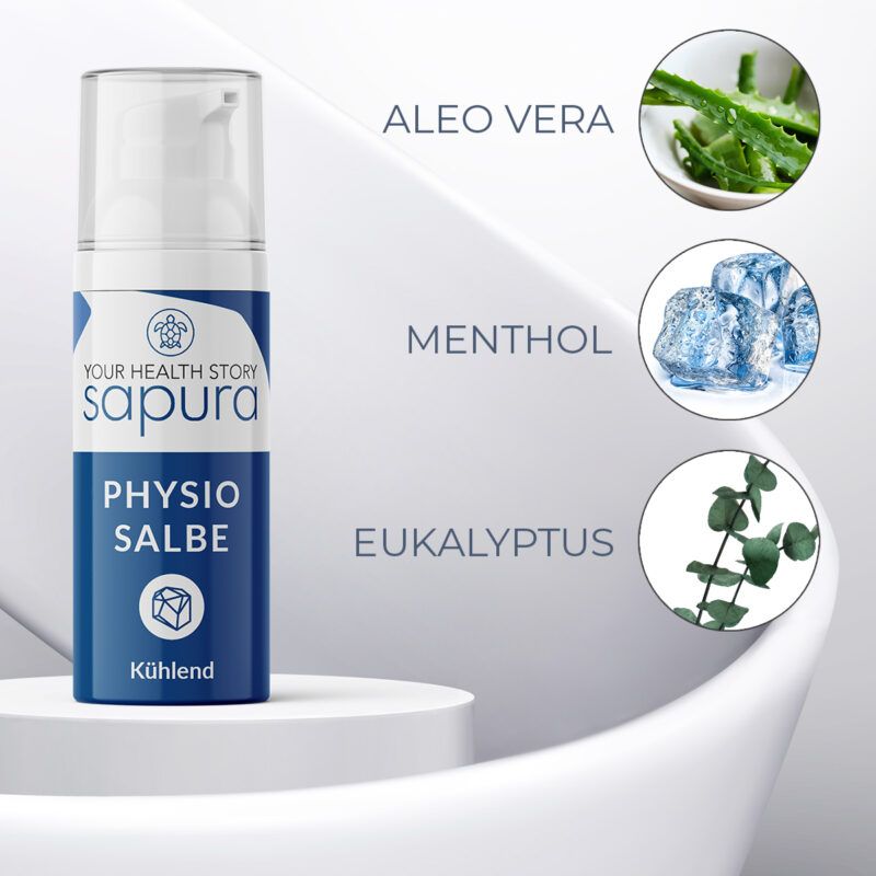 SAPURA® Physio Kühlgel/Sportsalbe mit Menthol & Aloe Vera