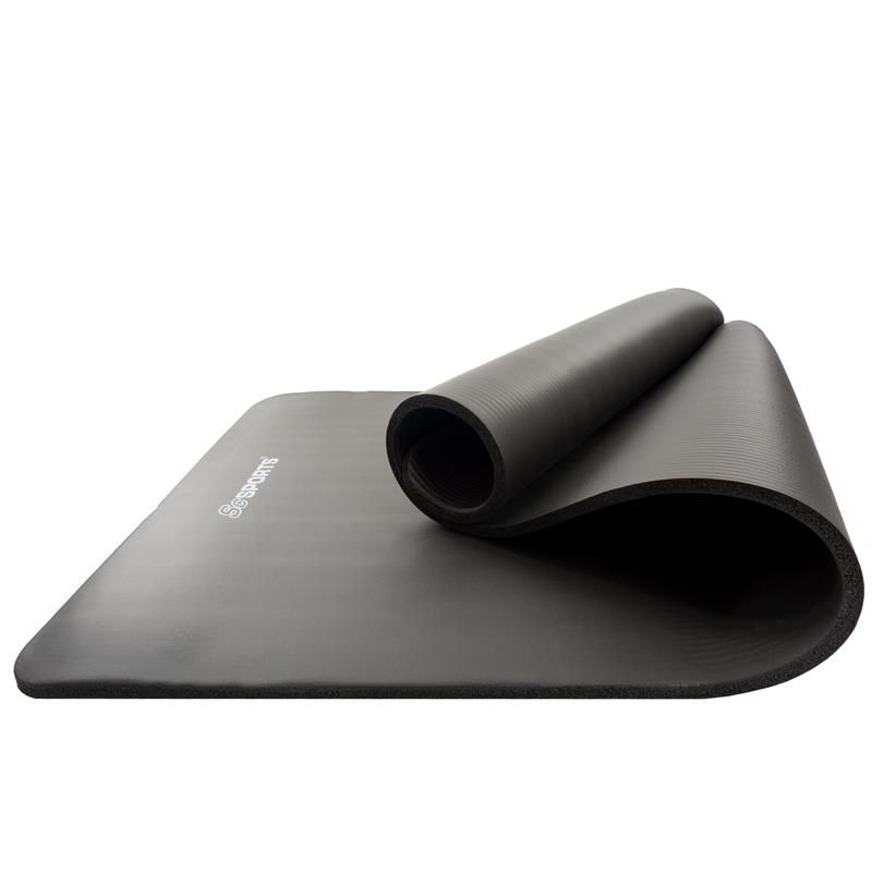 ScSPORTS® Gymnastikmatte 190 x 80 x 1,5  schwarz