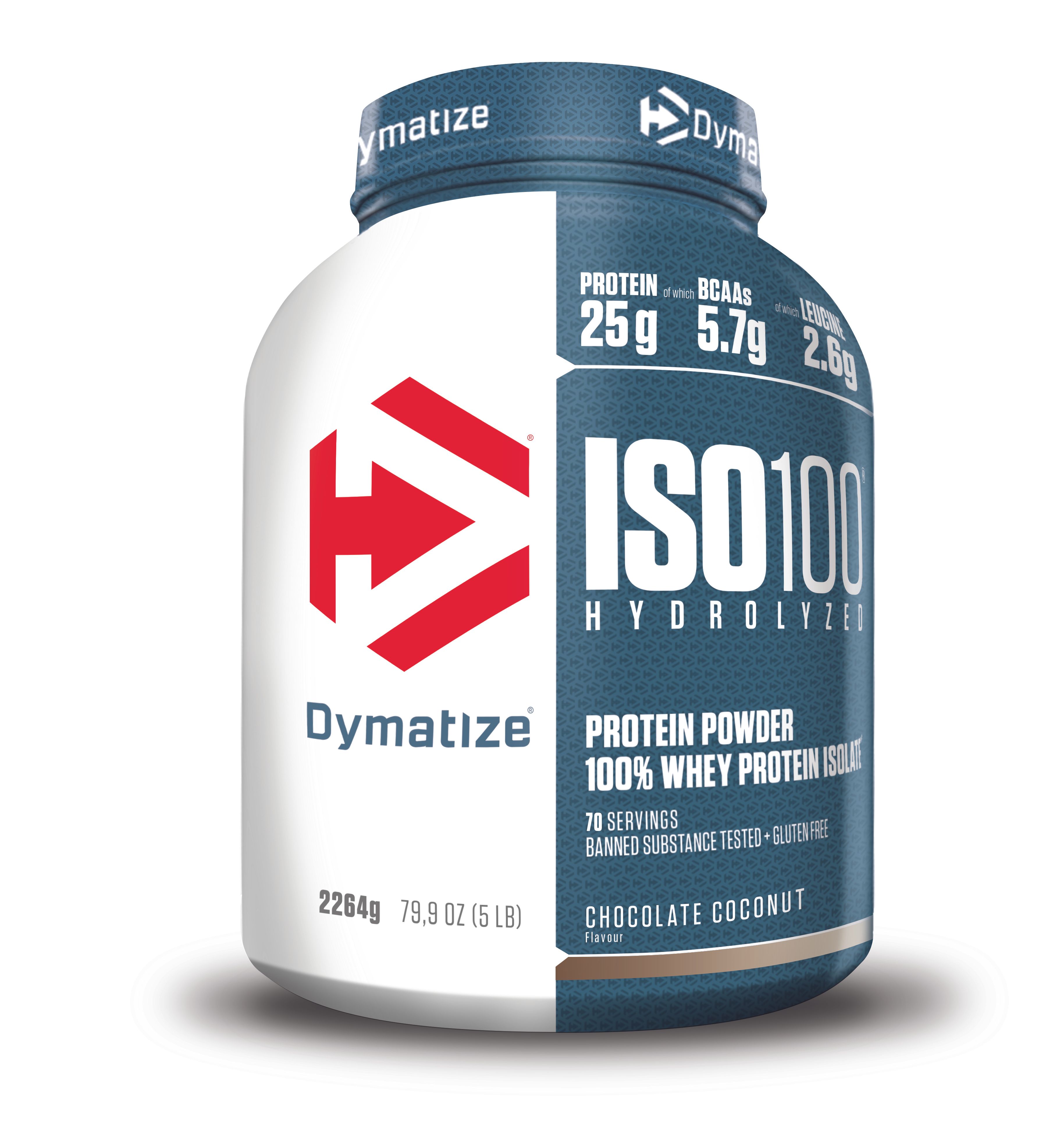 DYMATIZE Whey Protein Pulver Shake Eiweiß ISO 100 Chocolate Coconut