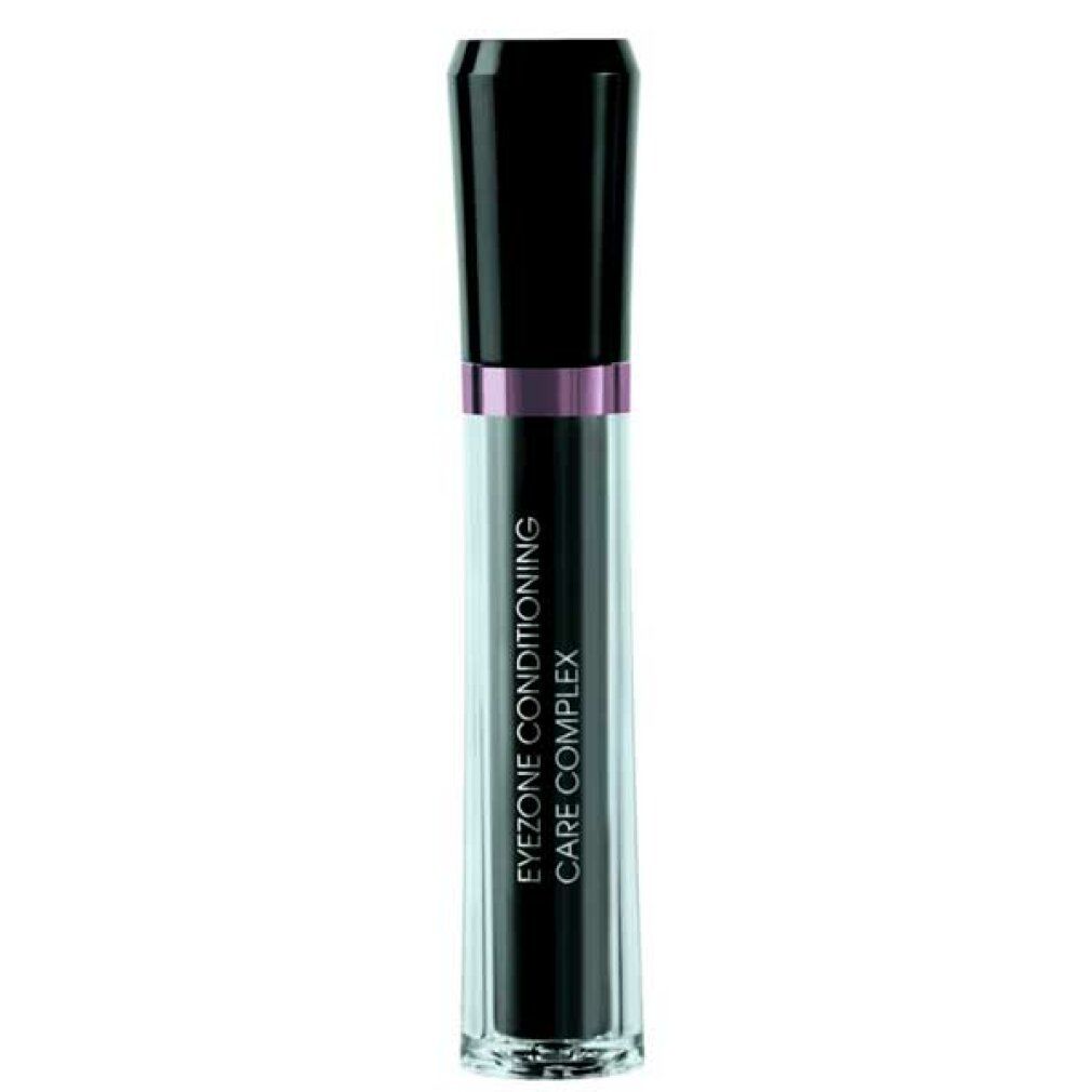 Schwarze Tube mit schwarzem Deckel und Schriftzug. Produktname: Eyezone Conditioning Care Complex.