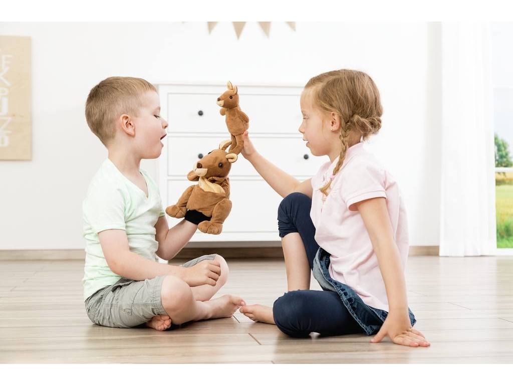 Beleduc Mutter & Kind Handpuppe Kanga & Juju