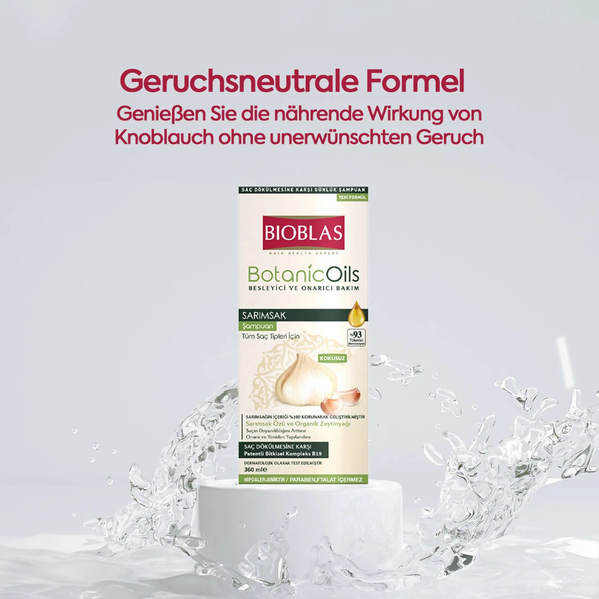 Bioblas Knoblauch Haar Shampoo