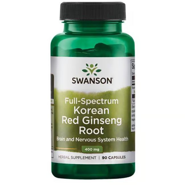 Swanson Koreanischer Roter Ginseng Wurzel 400 mg 90 Pc