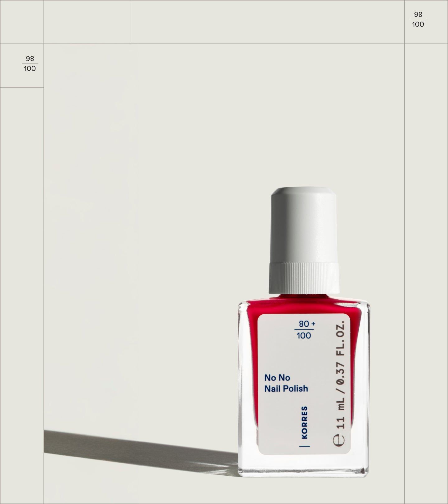 Korres No Nail Polish 48 coral red 11 ml Flaschen