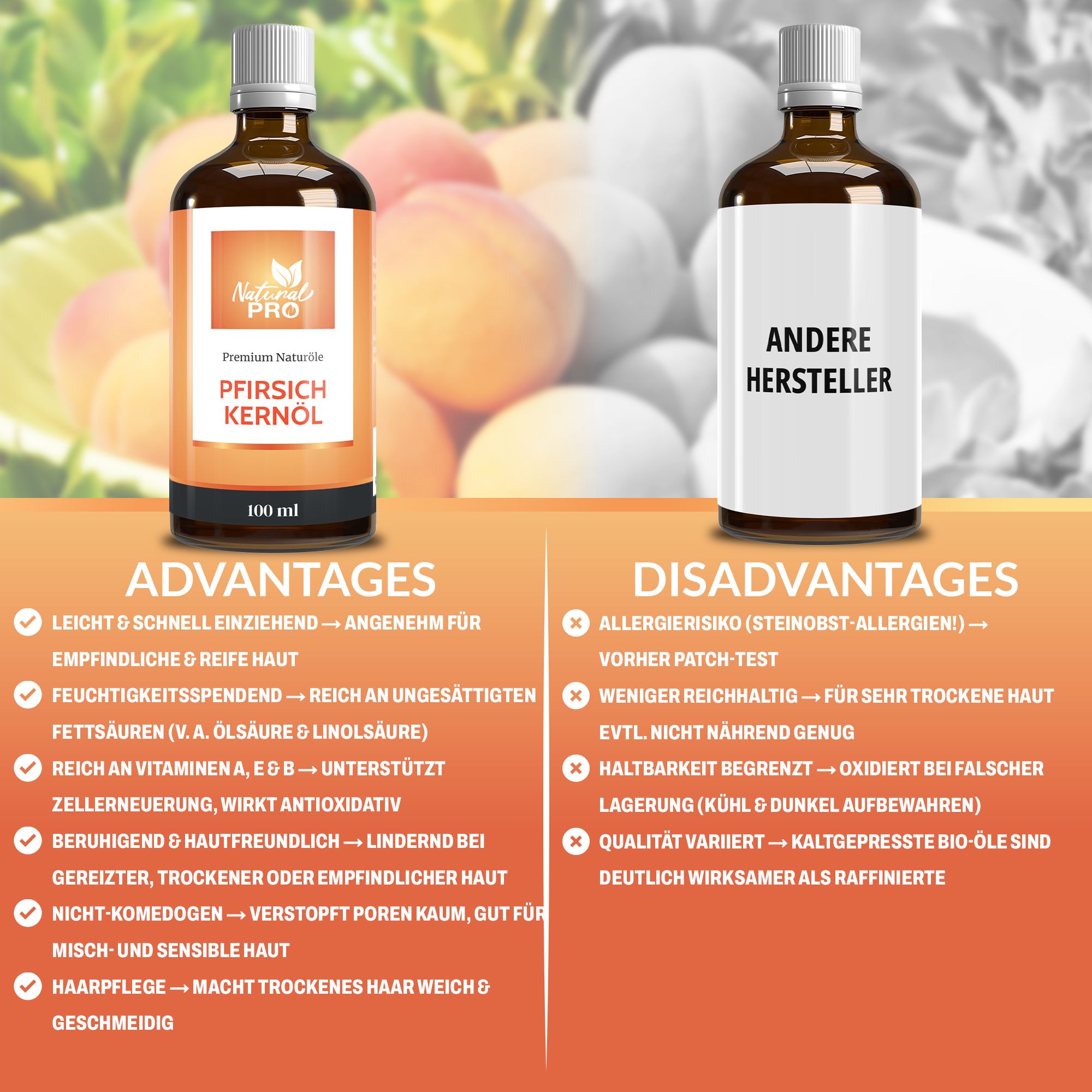 Natural Pro | Pfirsichkernöl