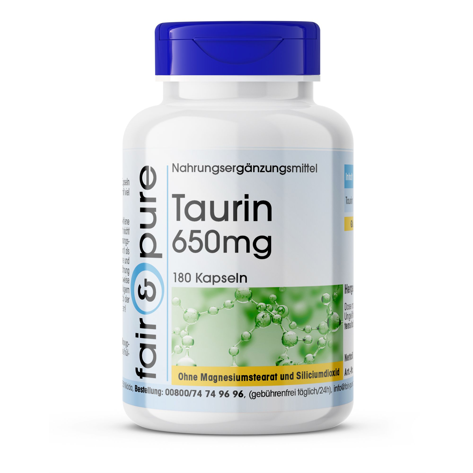Taurin Kapseln 180 St