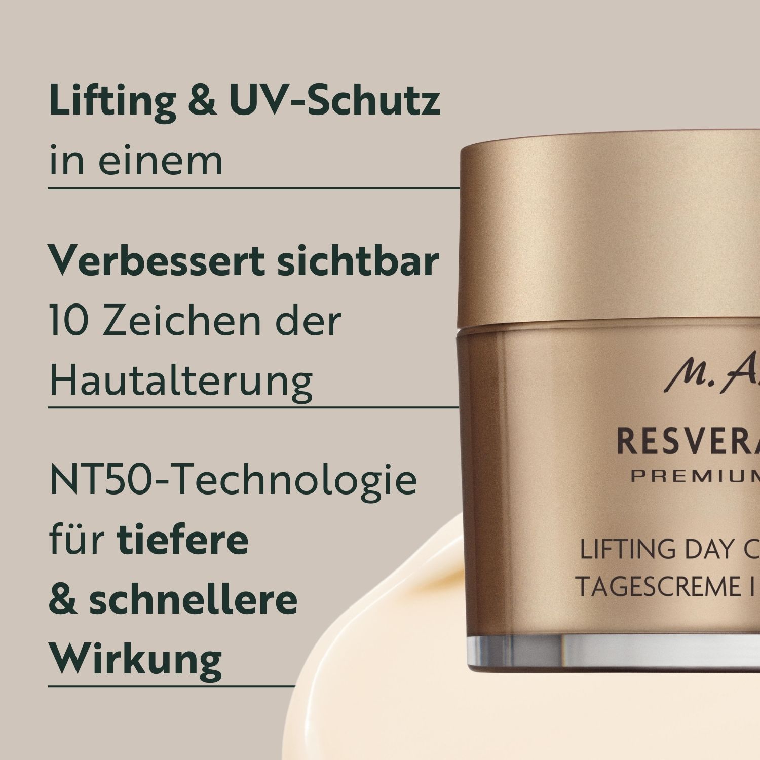 M. Asam RESVERATROL PREMIUM NT50 Lifting Day Cream SPF 15
