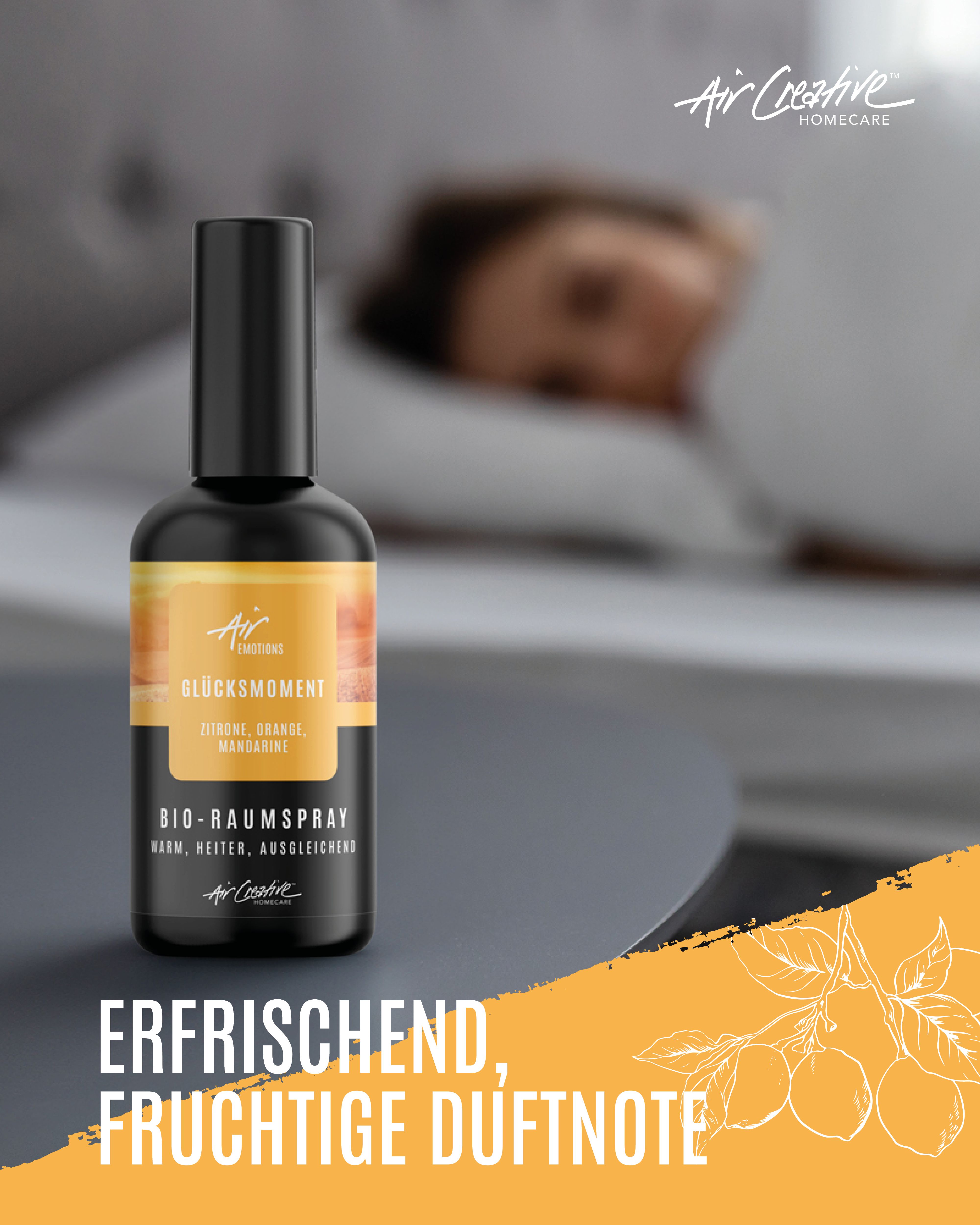 Air Creative - Bio-Raumspray 'Glücksmoment' 100 ml Sprühflasche