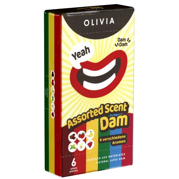 Olivia Dams *Assorted Scents* aromatisierte Lecktücker für sicheren Oralverkehr