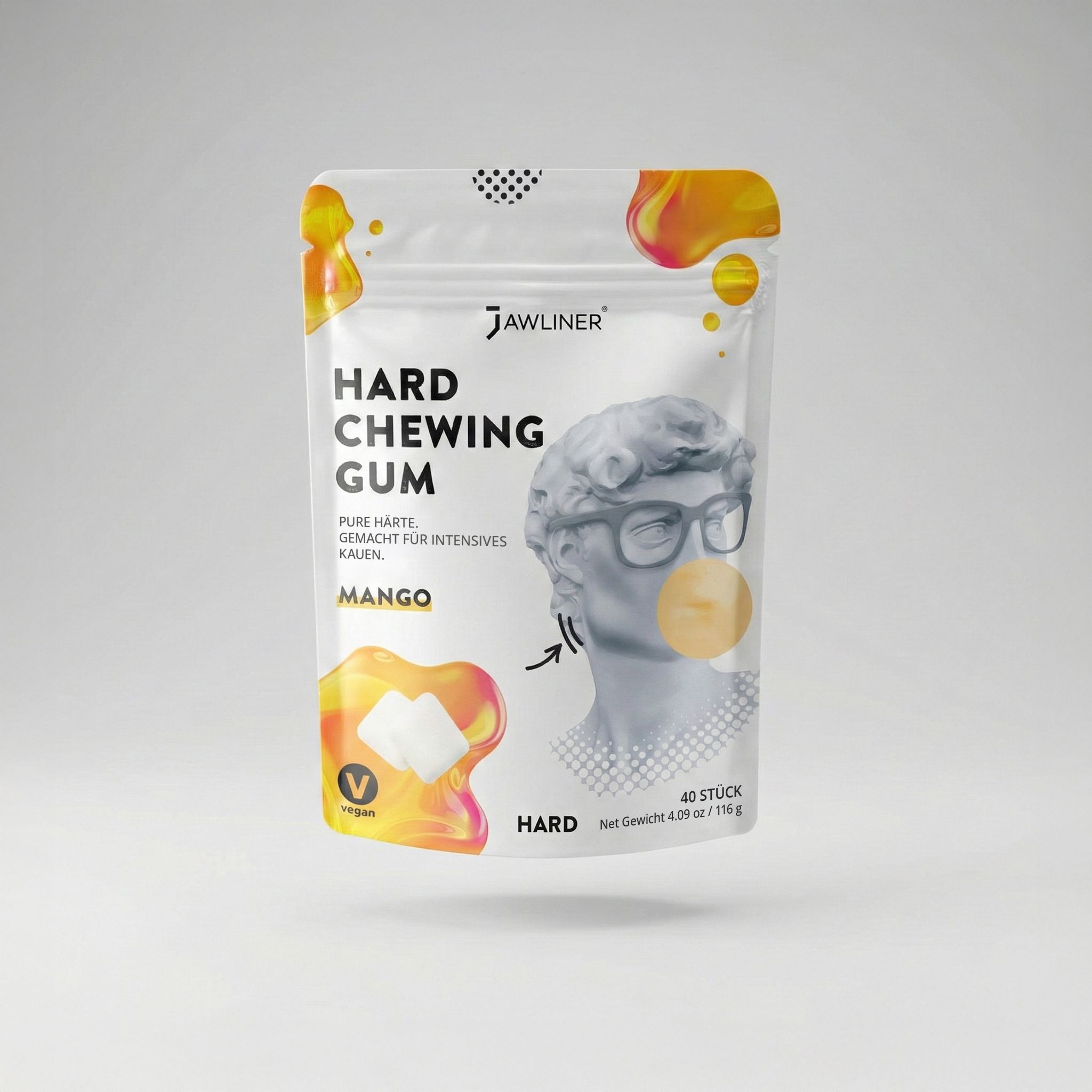JAWLINER Hard Gum Mango