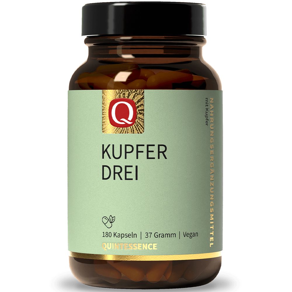 Quintessence Kupfer Drei 37 g Kapseln