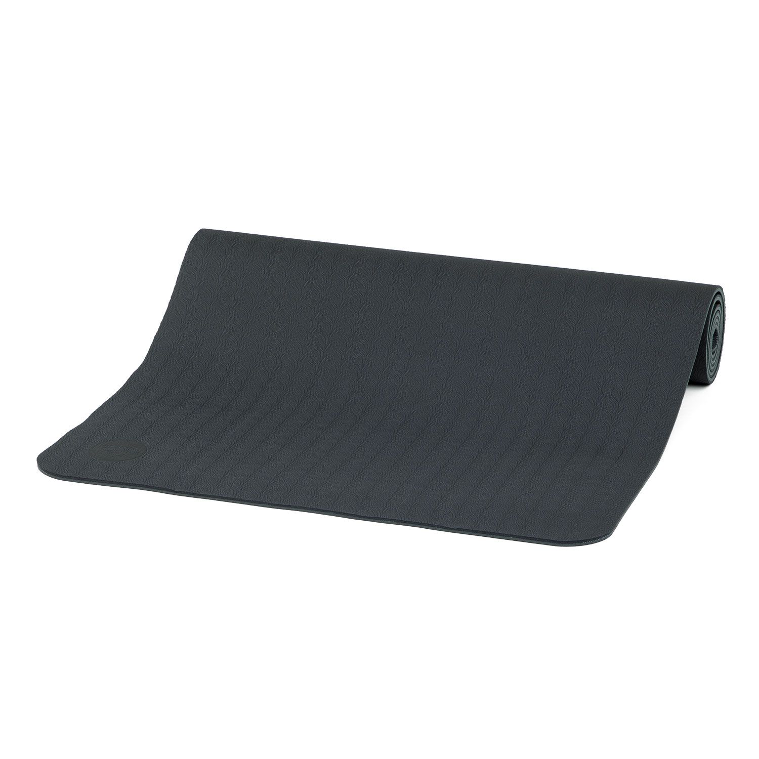 Yogamatte Lotus Pro, TPE schwarz/silbergrau 942-S