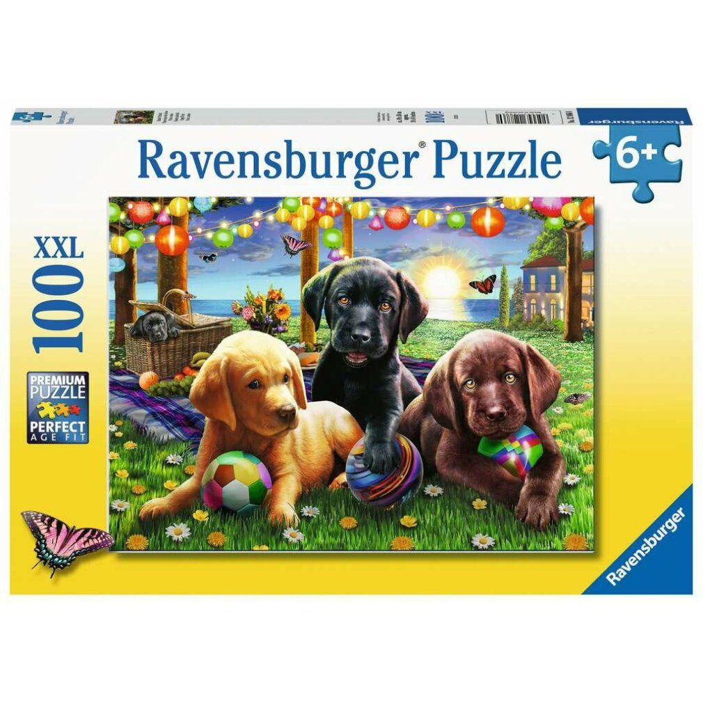 ravensburger Hunde-Picknick-Puzzle xxl 100 Teile
