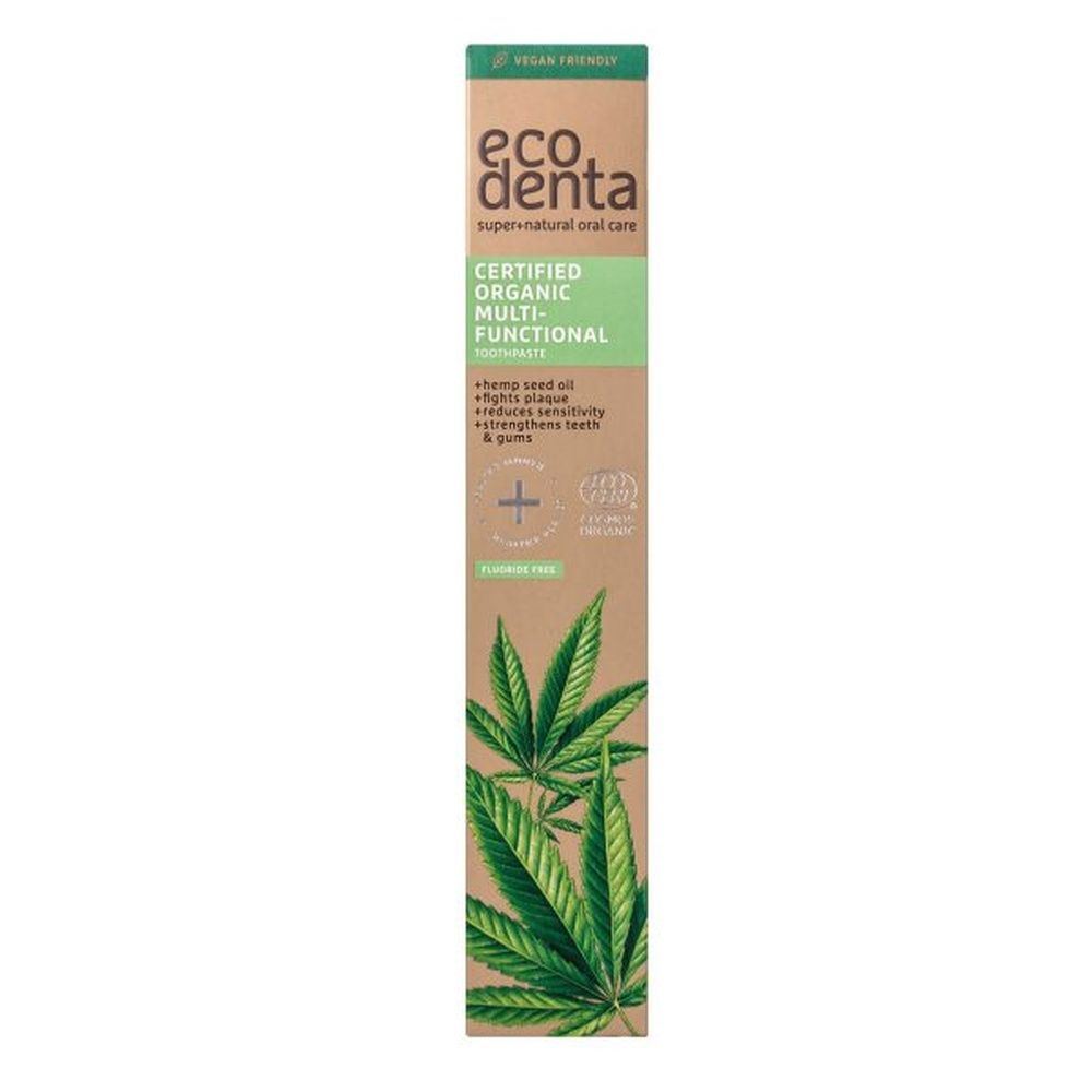 eco denta Zertifizierte Bio-Multifunktionszahnpasta mit Hanföl