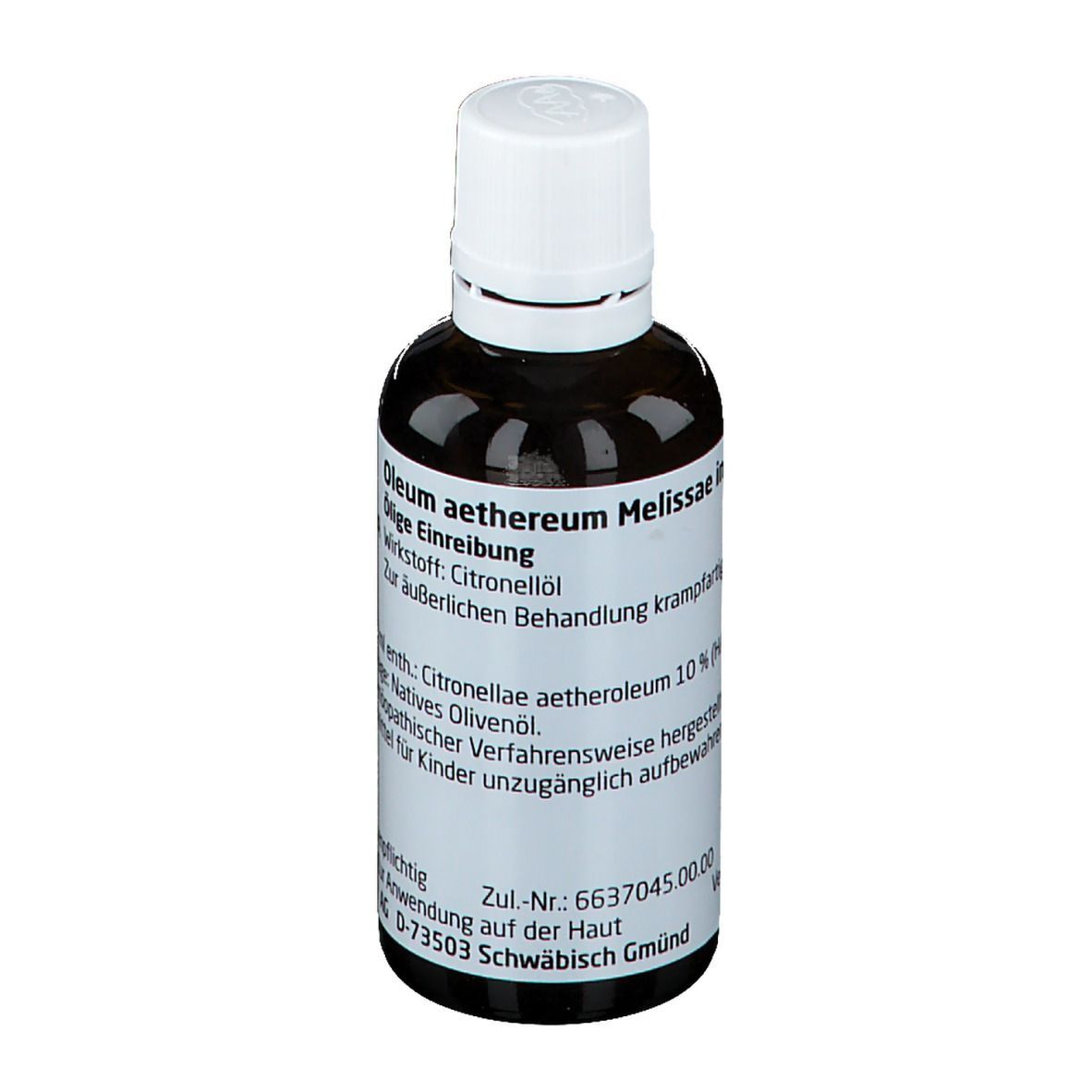 Oleum Aethereum Melissae Indicum 10 %