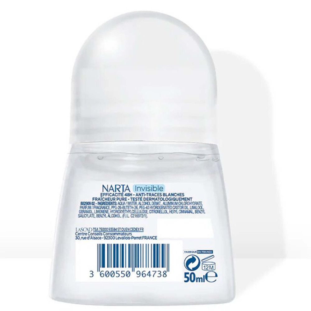 Narta - 48h Anti-Flecken Unsichtbarer Deodorant - Pure Frische
