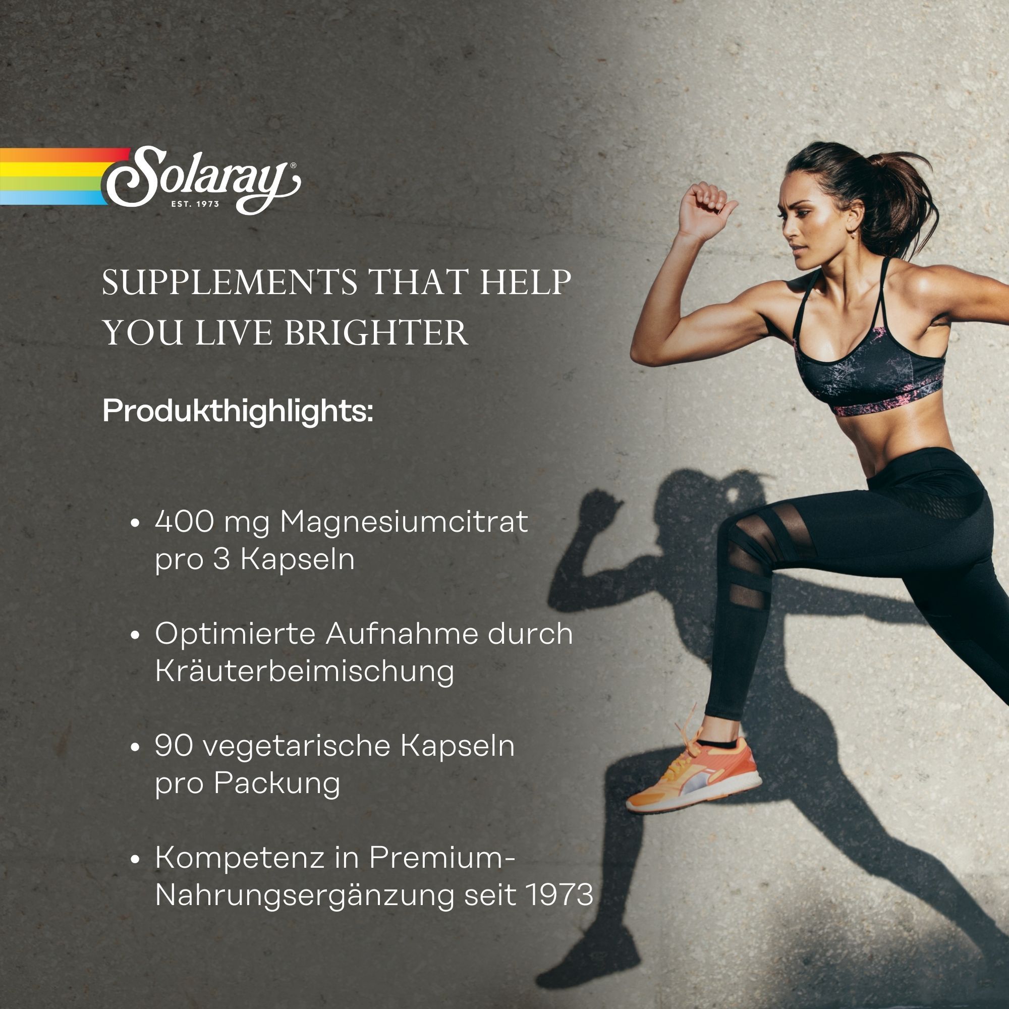 Solaray Magnesiumcitrat 400 mg