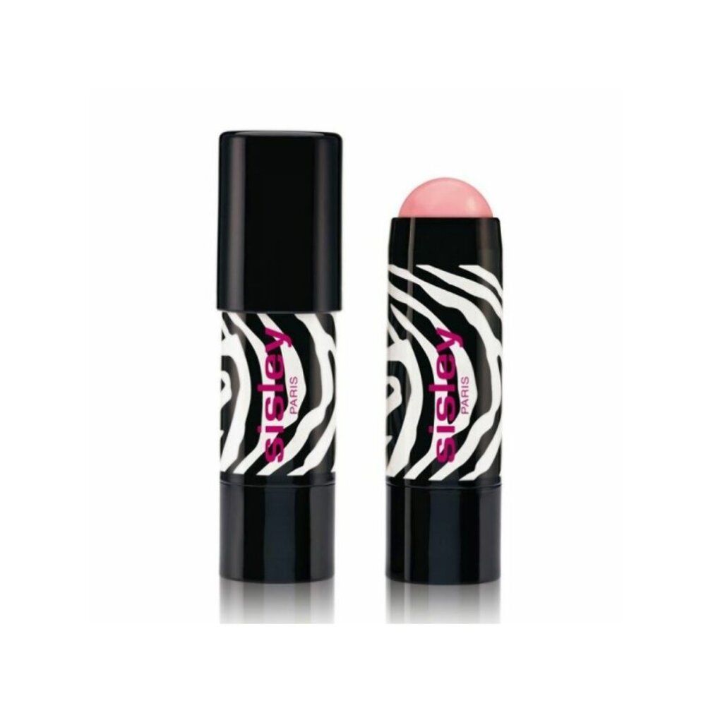 Blush-Stick mit rosa Spitze, schwarzer Hülle mit Zebra-Muster. Marke Sisley Paris.