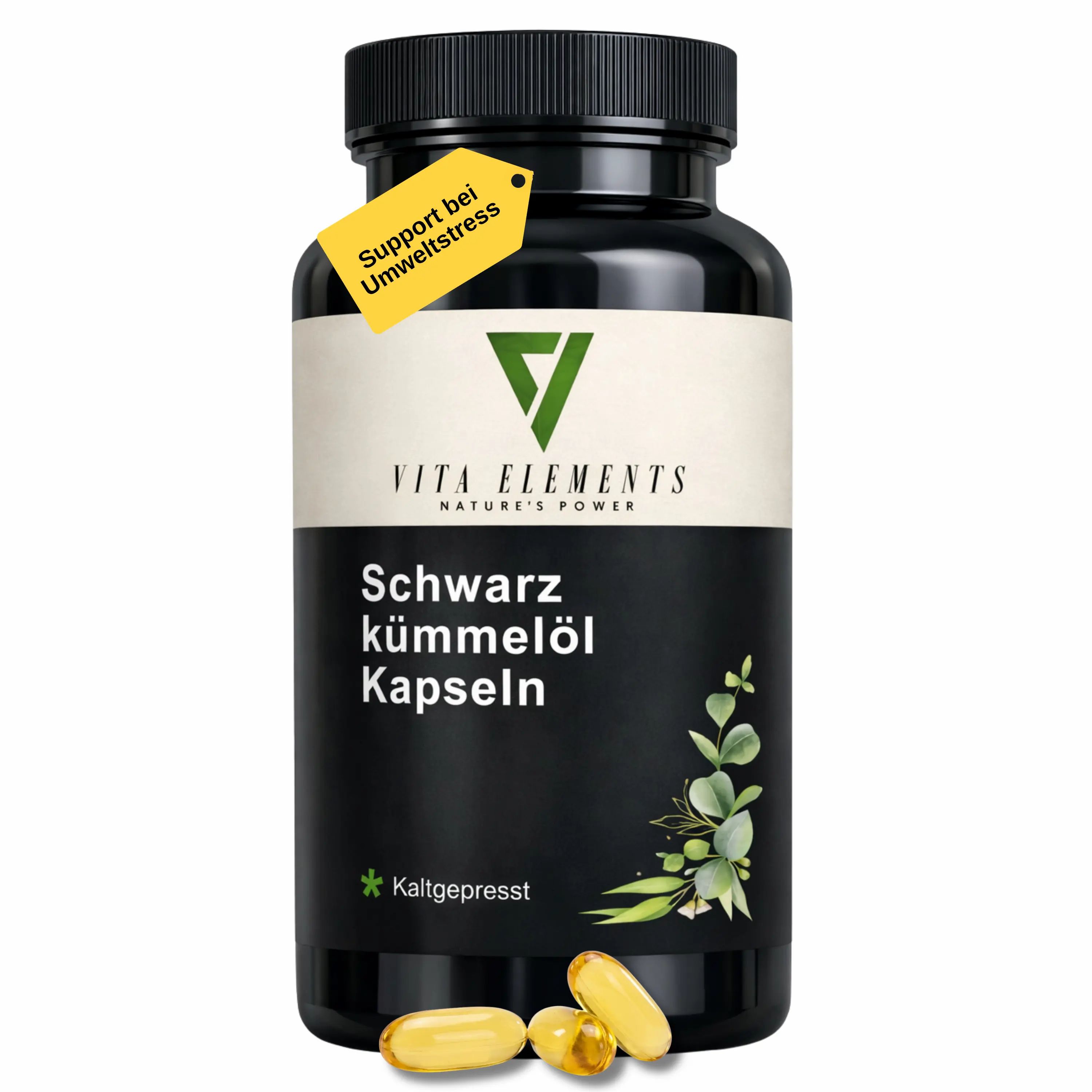 Vita Elements Schwarzkümmelöl Kapseln 0,288 kg