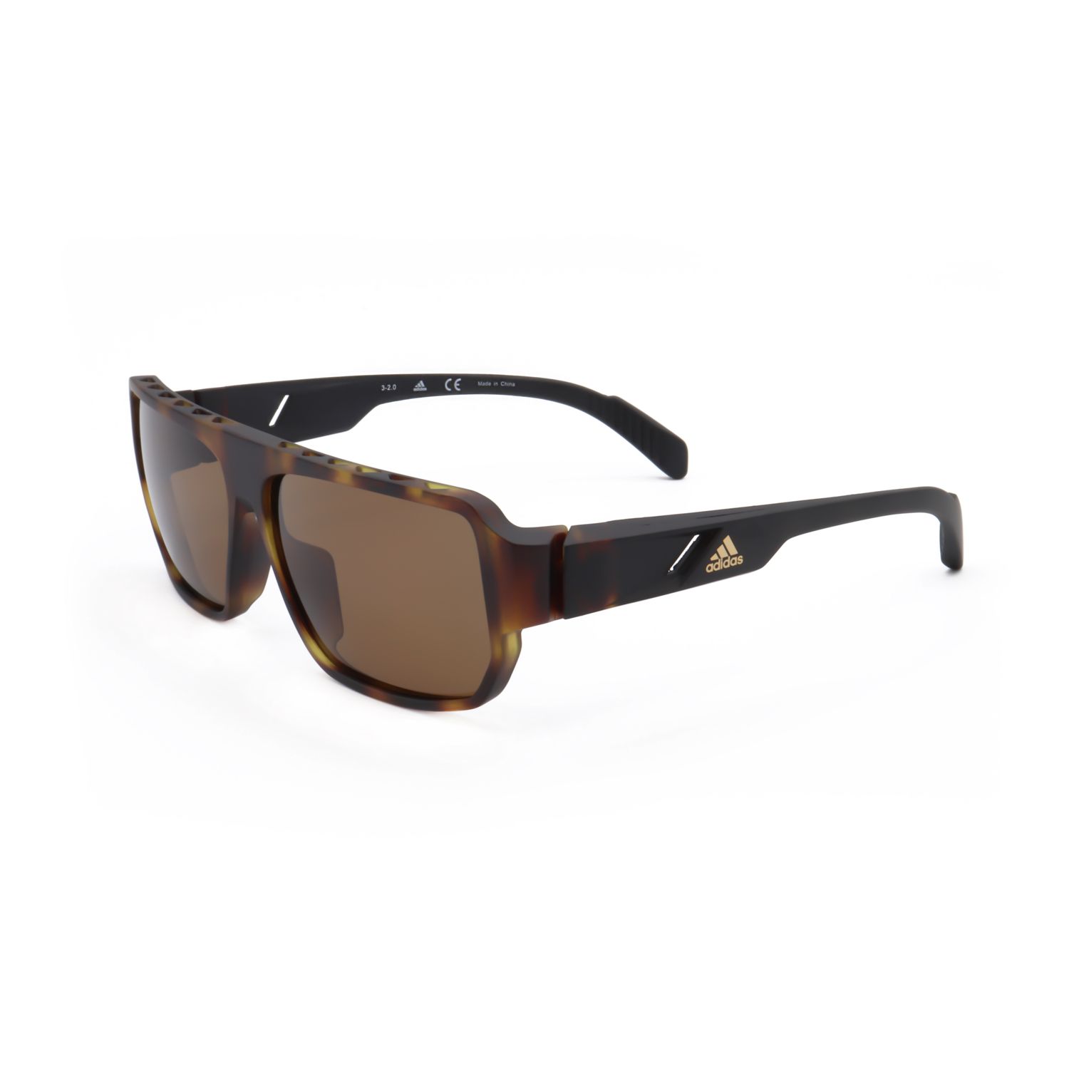 Adidas occhiali da sole uomo SP0038 mottled dark brown