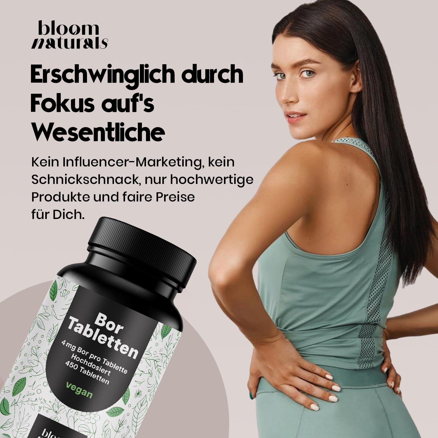 Bloom Naturals Bor Tabletten 4mg
