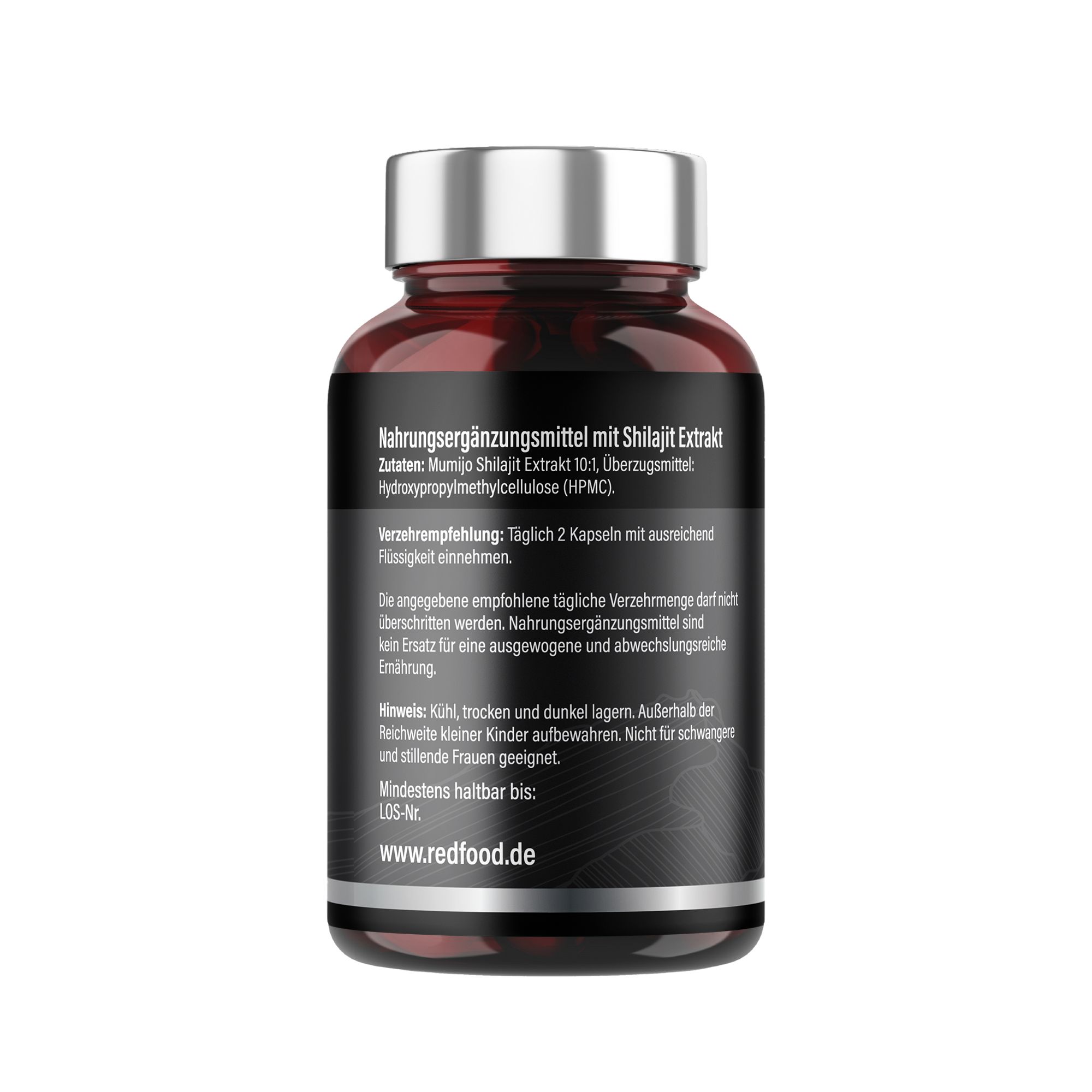 Redfood® Mumijo Shilajit Kapseln, 1300mg hochdosiert