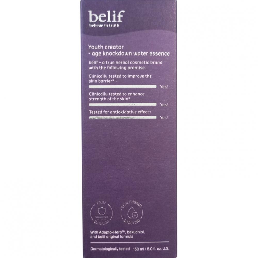 BELIF Age Knockdown Water Essence – leichte Essenz mit Bakuchiol und ATP für mehr Festigkeit