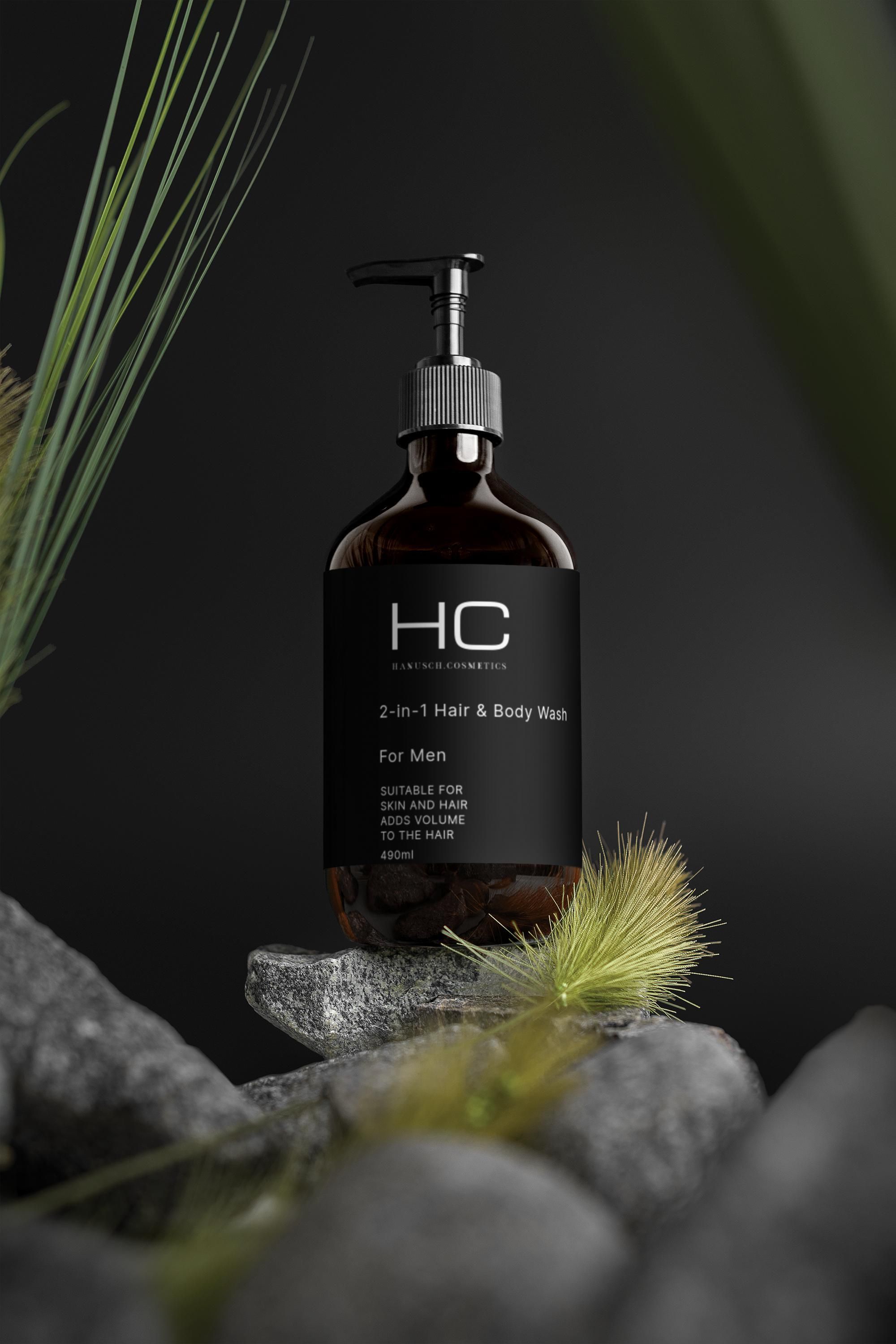 hanusch.cosmetics 2-in-1 Hair & Body Wash For Men