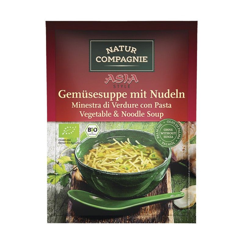 Natur Compagnie - ASIA Gemüsesuppe mit Nudeln 40 g - Shop Apotheke
