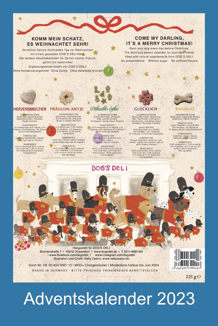 Adventskalender für Hunde - Dog`s Deli