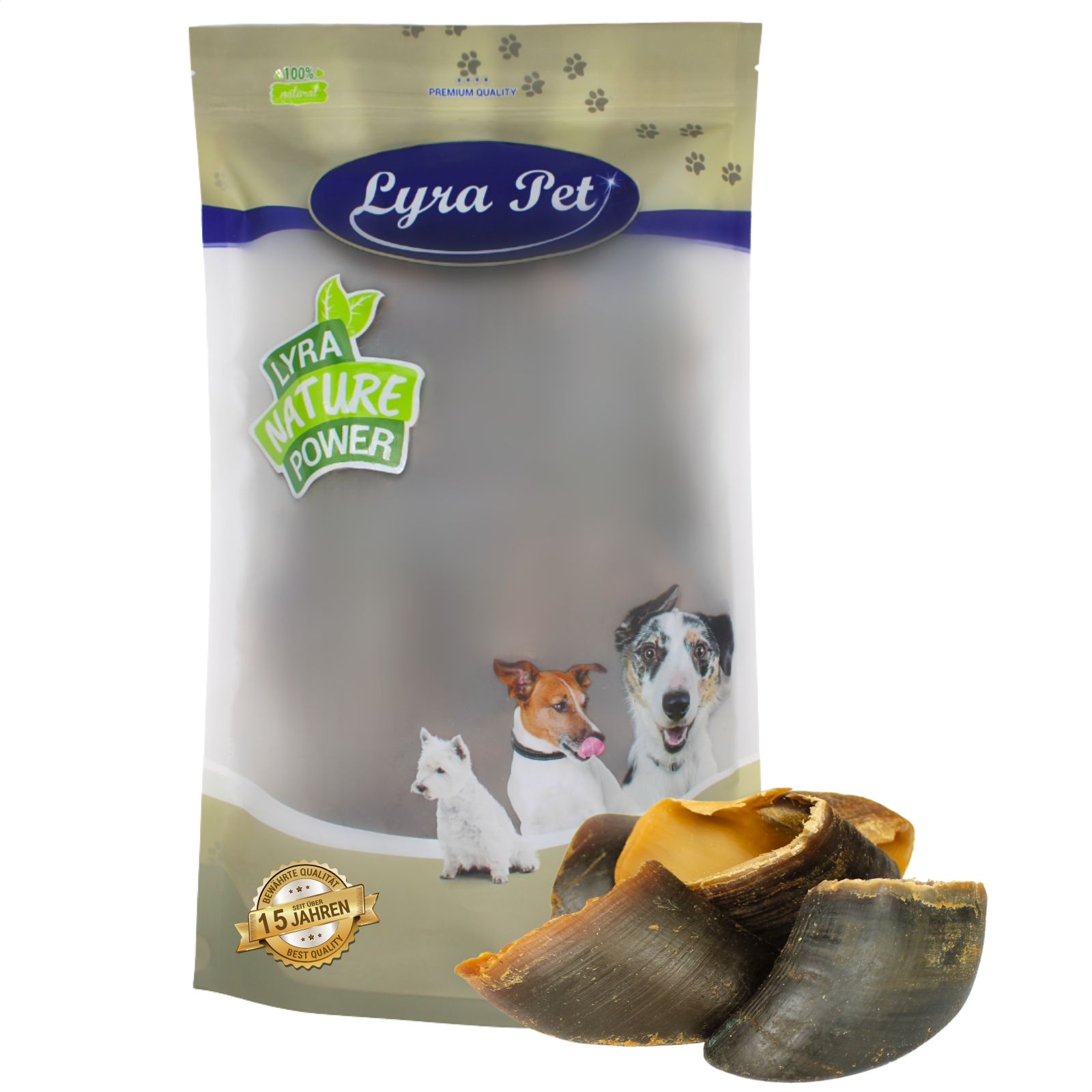 Lyra Pet® Rinderhufe 1,2 kg Futter