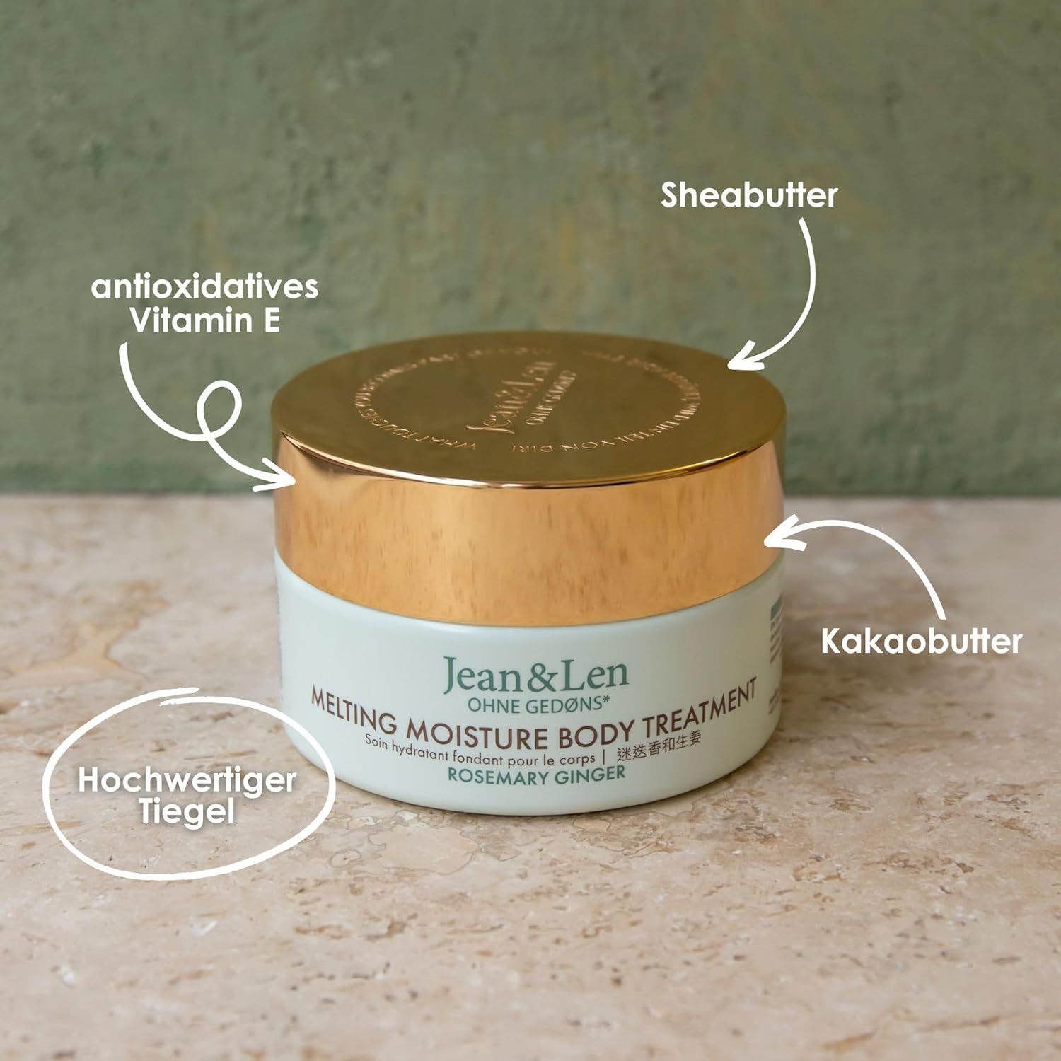 Jean & Len Melting Moisture Body Treatment Rosemary & Ginger