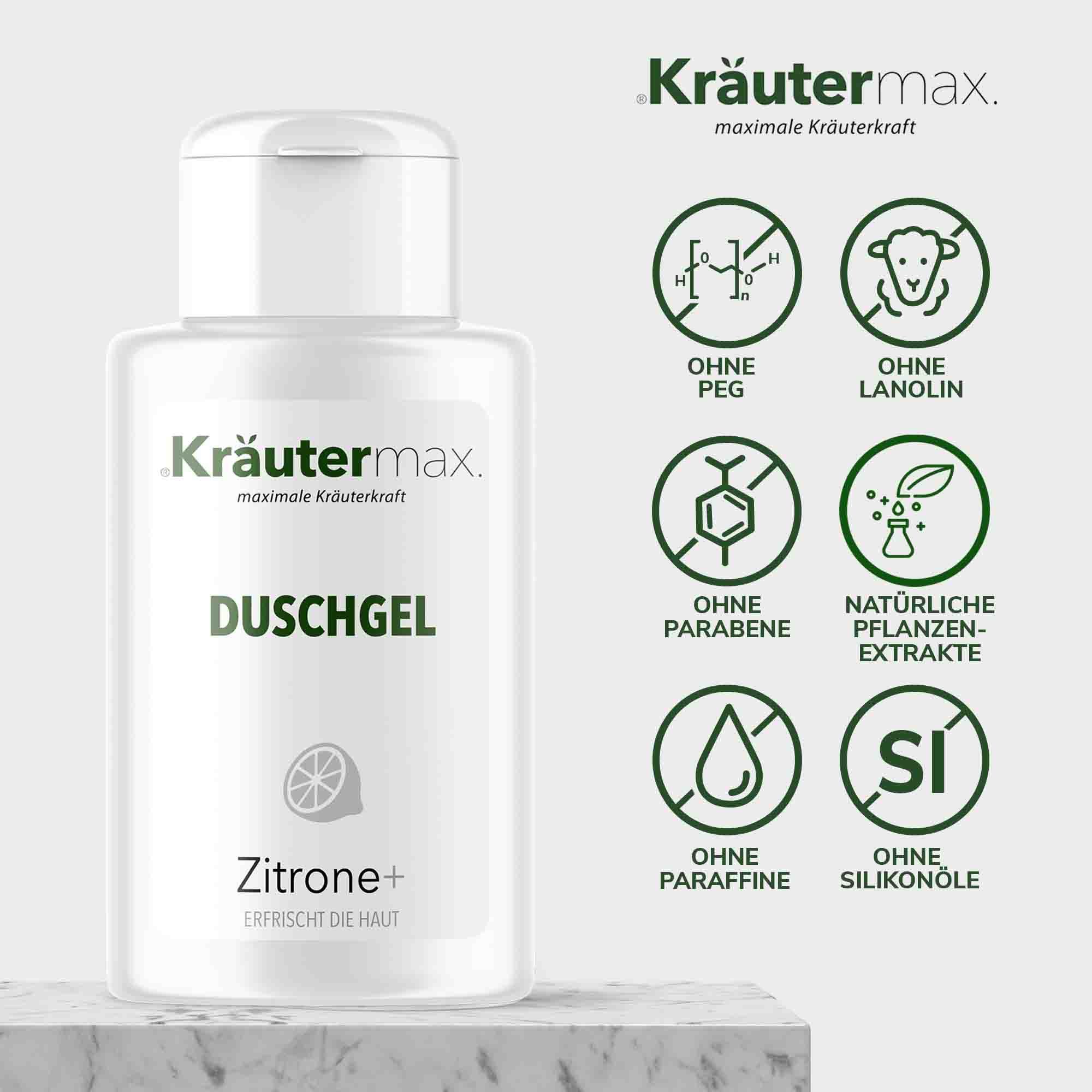 Kräutermax Zitronen Duschgel 1 ml