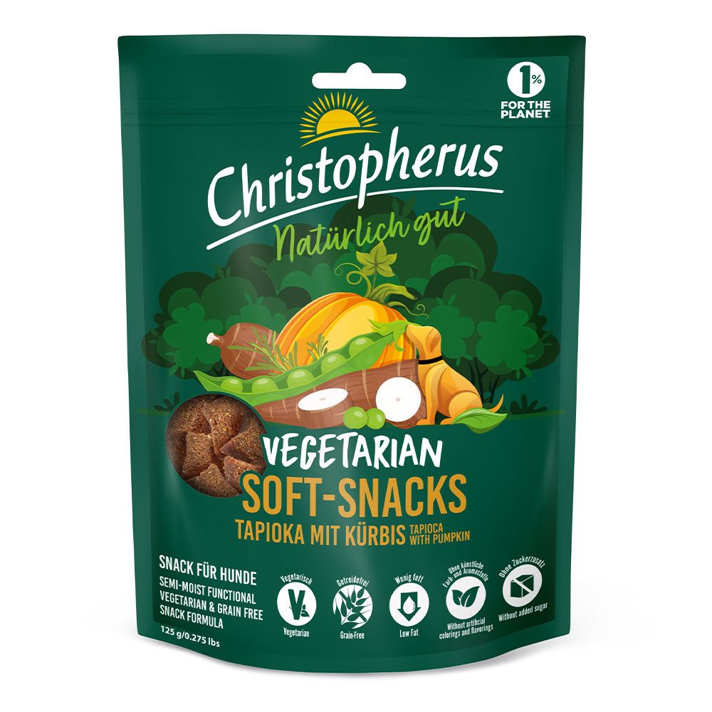Christopherus Vegetarian - Soft Snack - Tapioka mit Kürbis