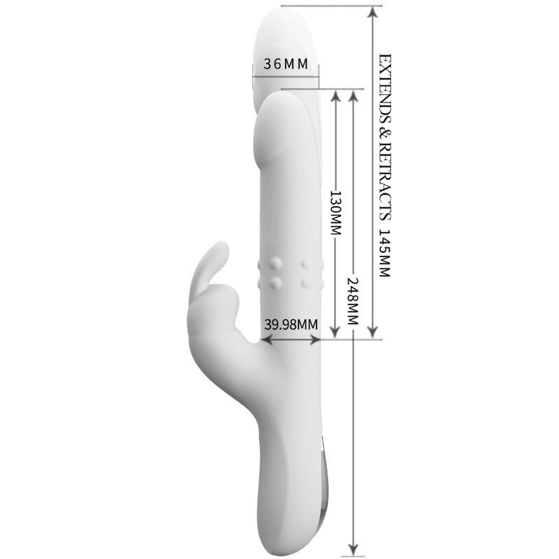 Pretty Love - Reese - Rabbit-Vibrator mit Rotation