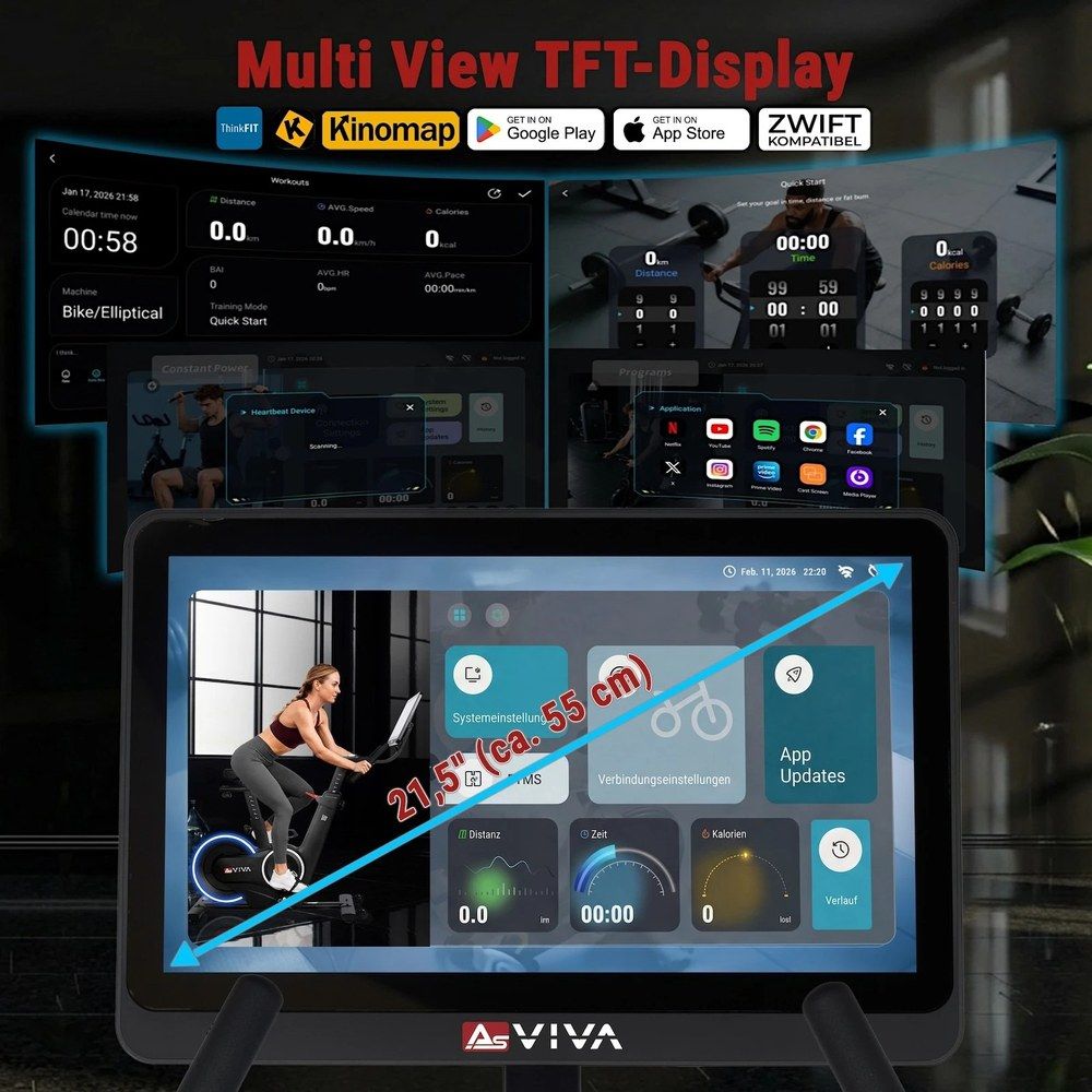 AsVIVA Speedbike Multimedia Studio Pro S20