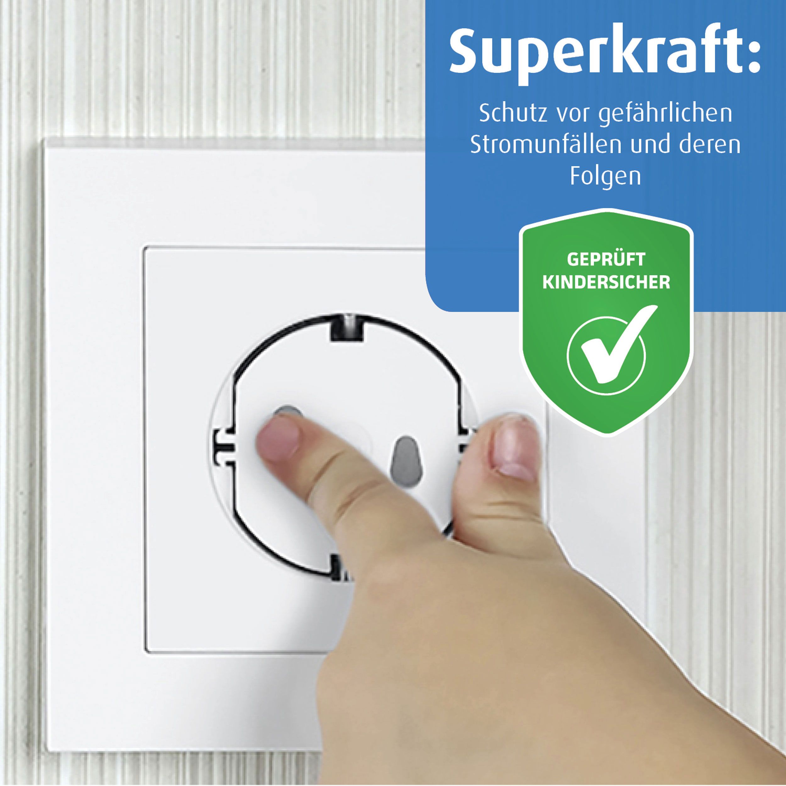 reer Steckdosenkappe, 5er Set, Weiß