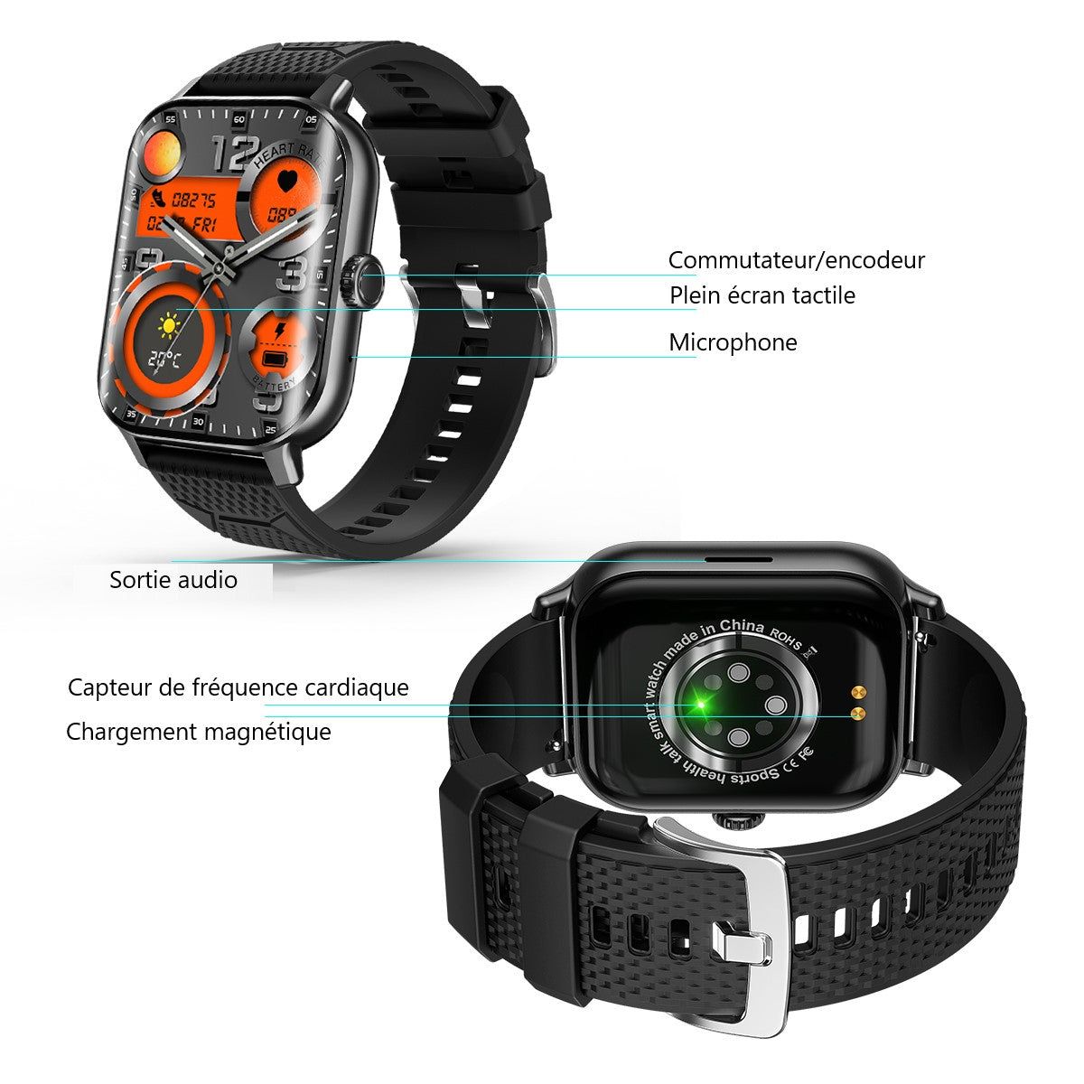 Platyne Multifunktionale Smartwatch