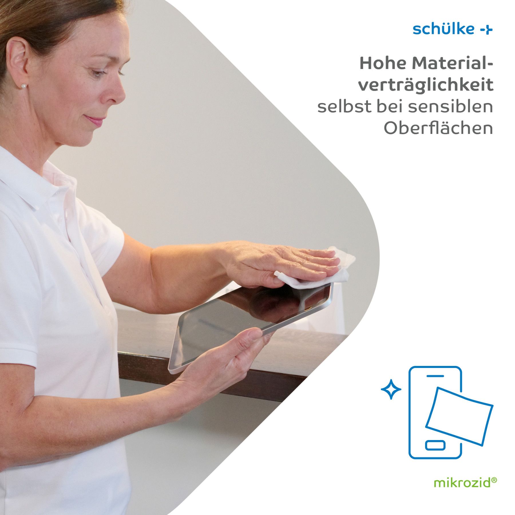 Schülke - mikrozid® universal p wipes free line - Desinfektionstücher für Oberflächen