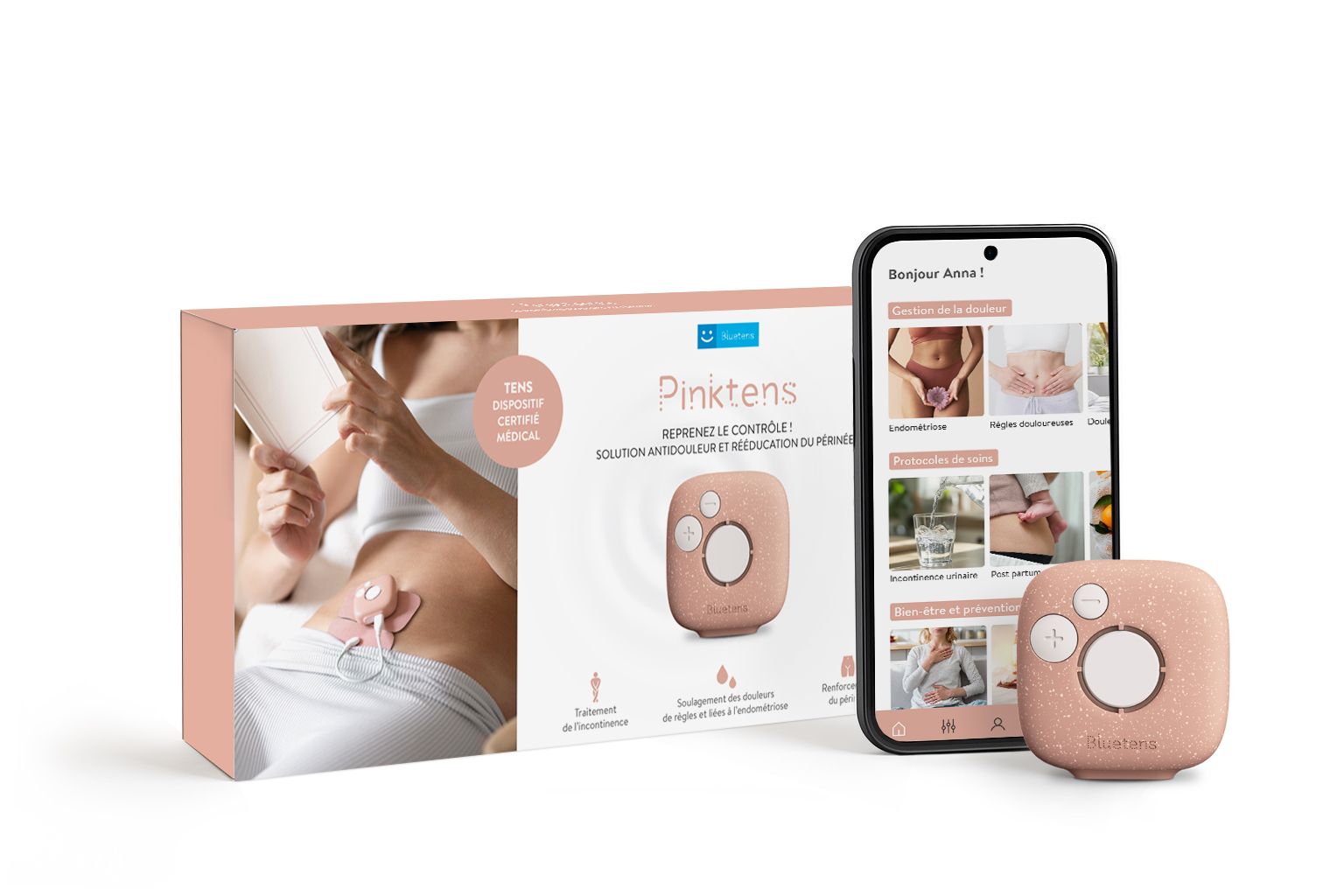 Pinktens – Medizinisches Gerät für Schmerzlinderung & Beckenboden-Reha