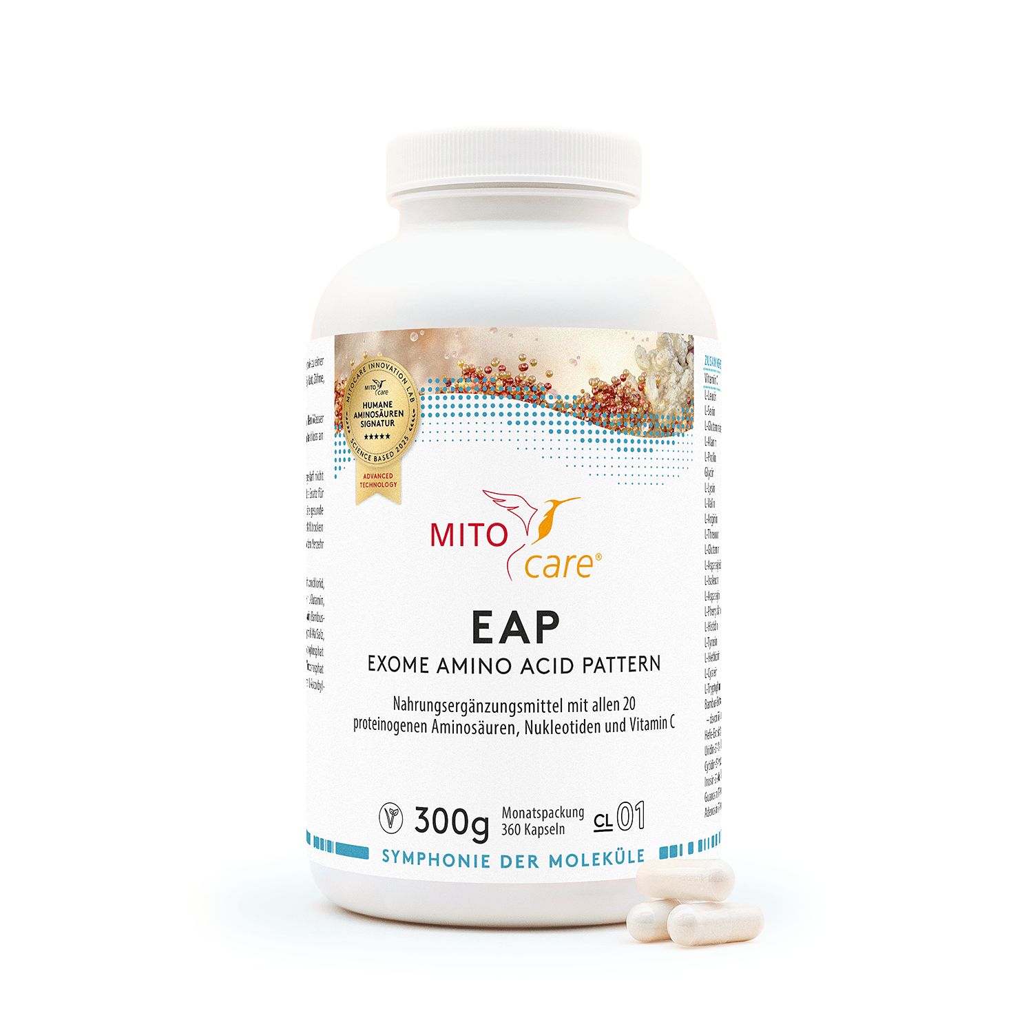 MITOcare® EAP (Exome Amino Acid Pattern) 360 St Kapseln