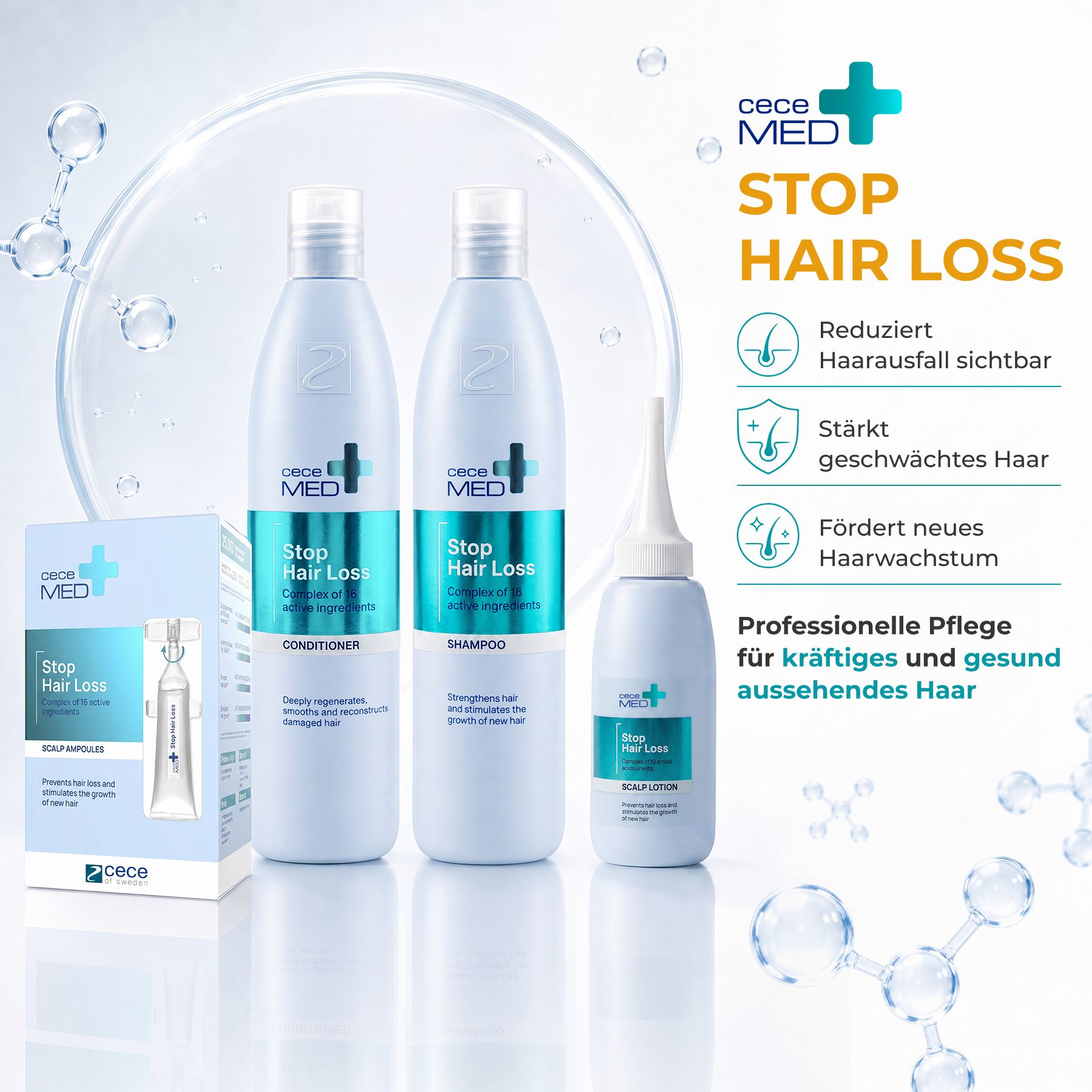 CECE MED Haarspülung Repair Für Haarwachstum