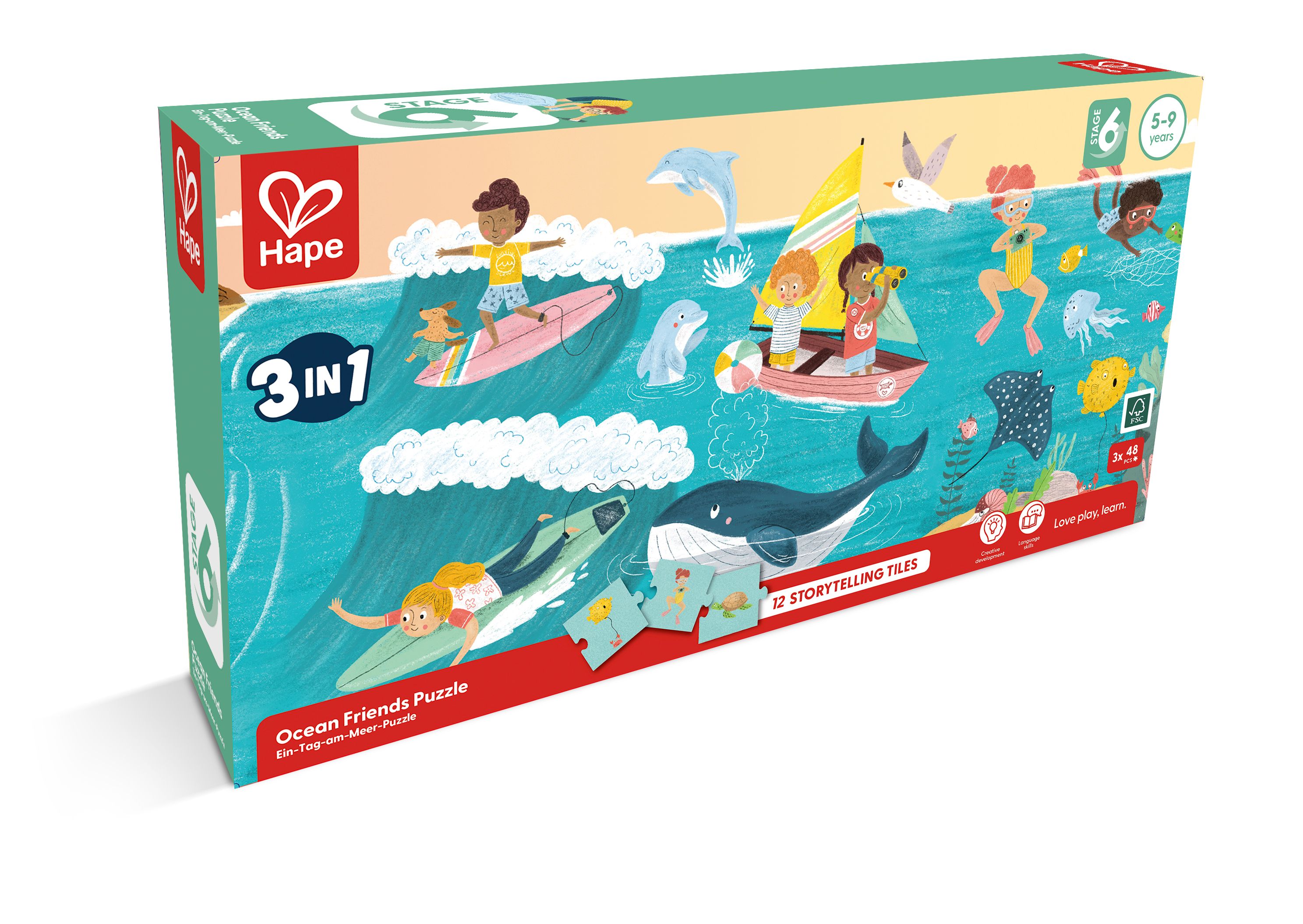 Hape Ein-Tag-am-Meer-Puzzle 1 St