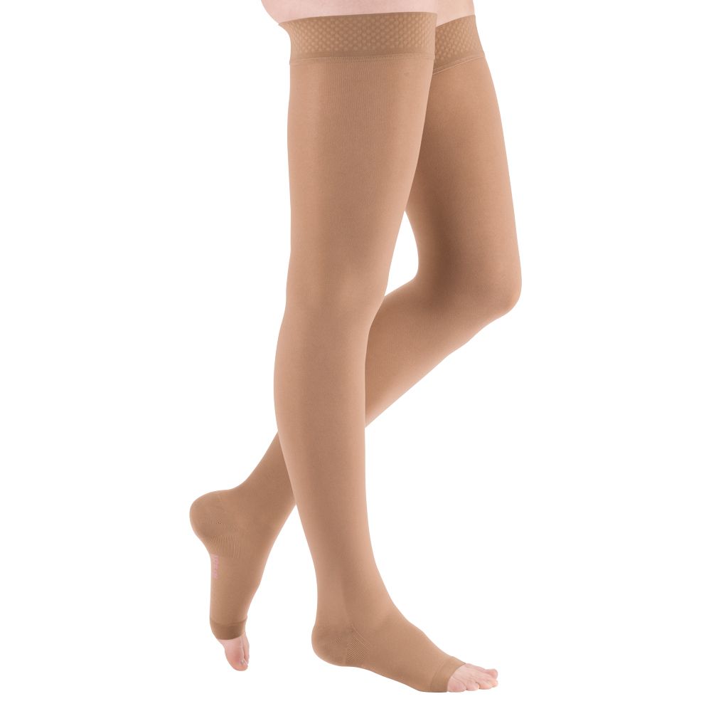 mediven plus CCL1 AG Schenkelstrümpfe normal (72-83 cm) o. Fußspitze Trikotabschlussrand