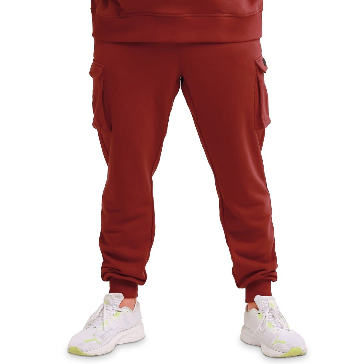GymBeam Jogginghose Herren regular im Cargo-Stil in Red 1 St