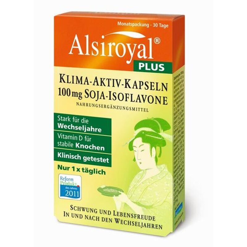 Alsiroyal Plus Klima-Aktiv 100mg 30 Kapseln