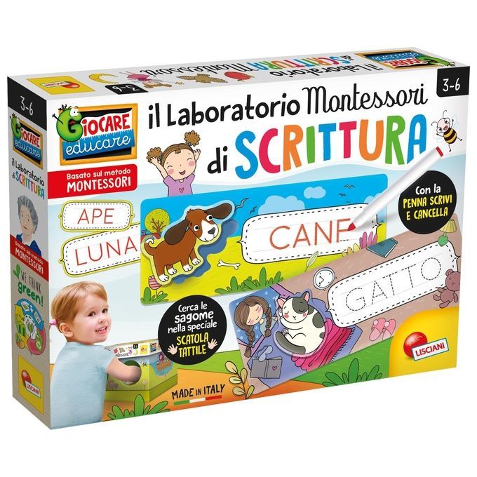 Lisciani Montessori Maxi Laboratorio Di Scrittura