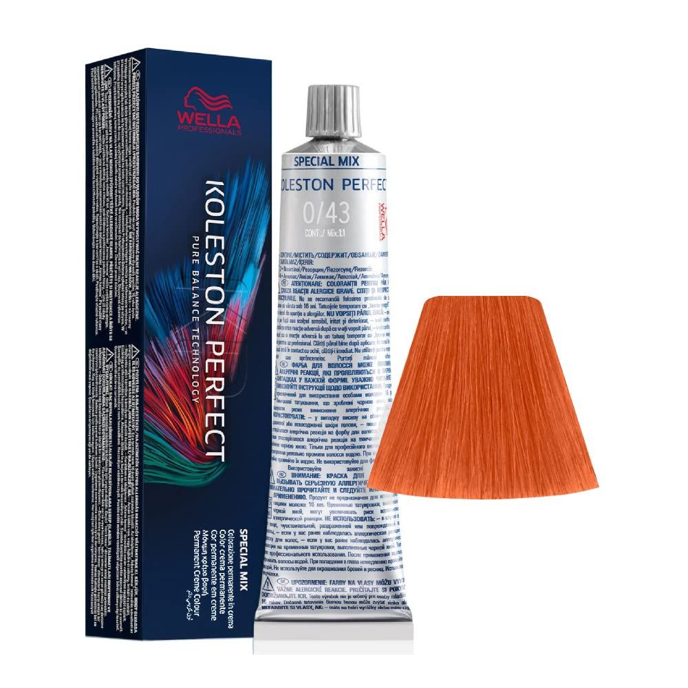 Wella Koleston Perfect Me+ 0/43 - 60ml di Colore per Capelli