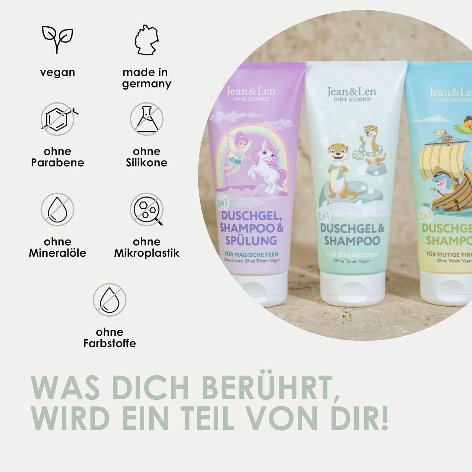 Jean & Len 2in1 Duschgel & Shampoo mutige Piraten